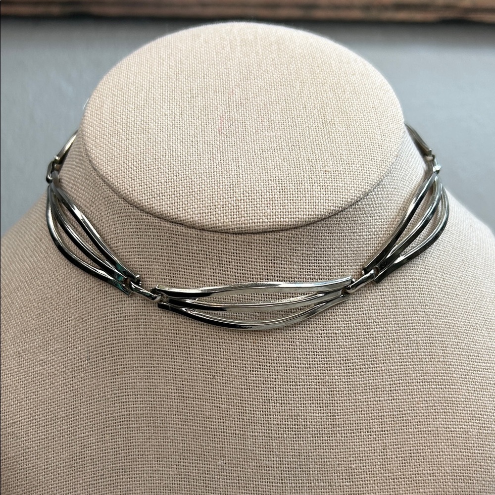 Vintage Silver Women's Collar Necklace